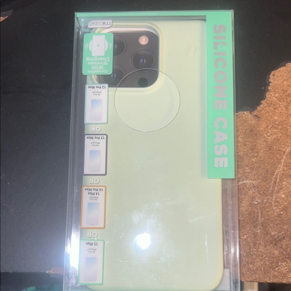 Light Green Silicone Phone Case